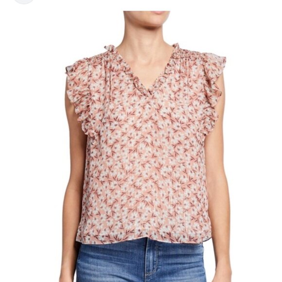 Rebecca Taylor La Vie Eva Floral Blouse - Picture 1 of 10